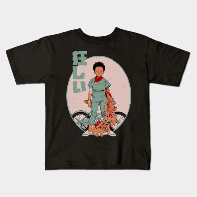 Insane From Neo Tokyo Kids T-Shirt by hafaell